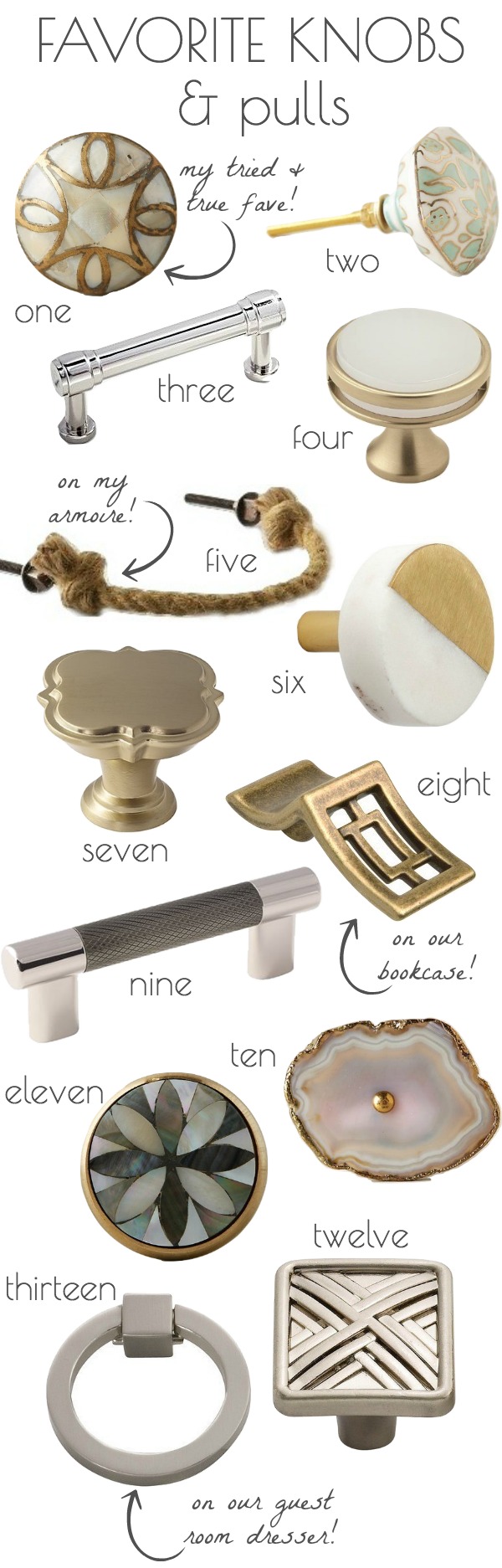 Kitchen And Bathroom Cabinet Knobs Pulls My 13 Faves Driven By Decor