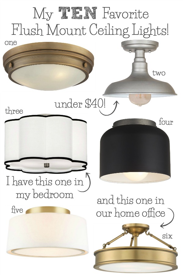 Best Flush Mount Ceiling Lighting My 10 Faves From Inexpensive