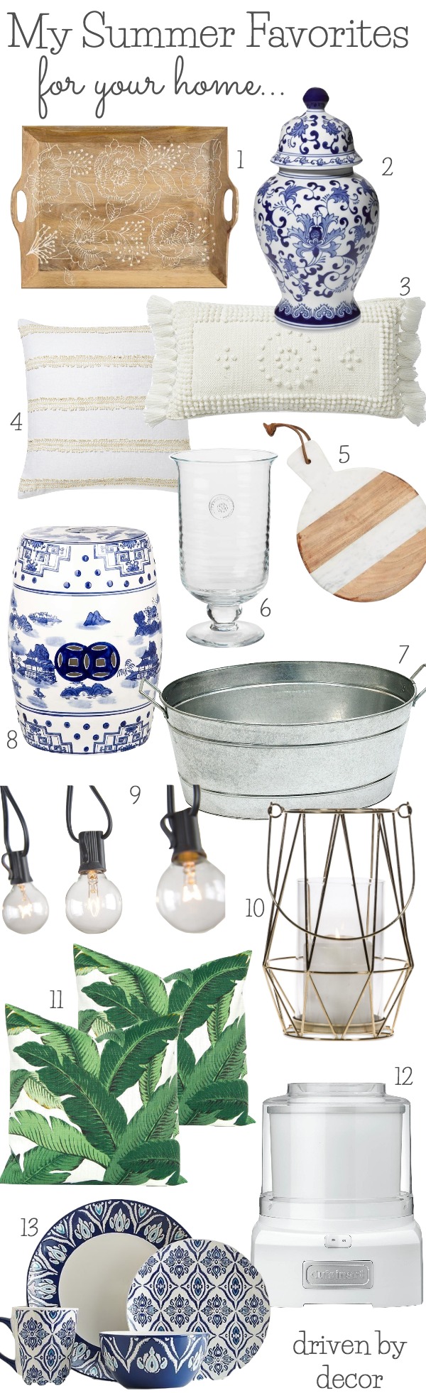 My favorite summer home accessories that you don't want to be without!