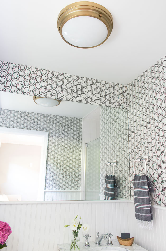 Guest Bathroom #OXOSpringCleaning - PB + P Design