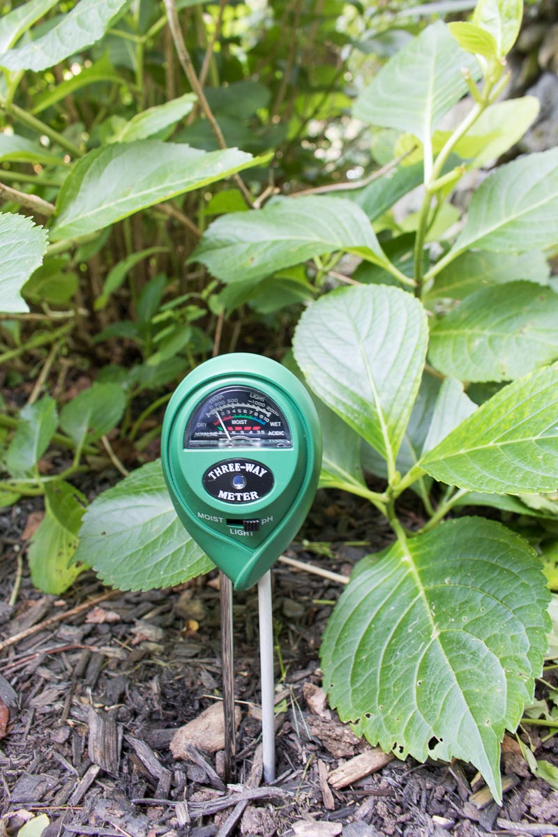 A super handy tool for testing soil moisture and pH levels!