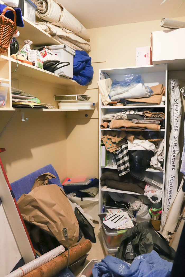 This Messy Primary Bedroom Closet Went from Overflowing to Organized