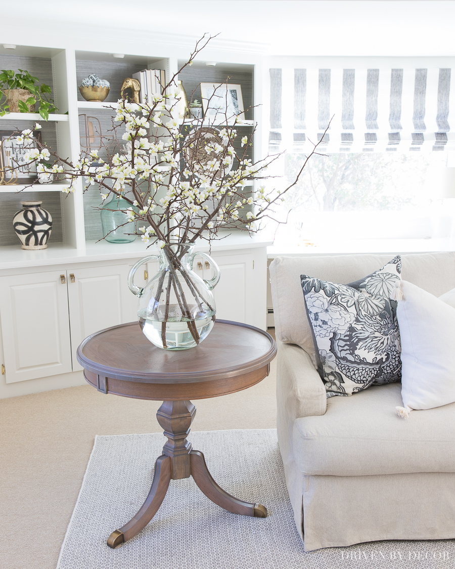 Love this side table and can't believe what it looked like before it was refinished! Definitely trying this!!