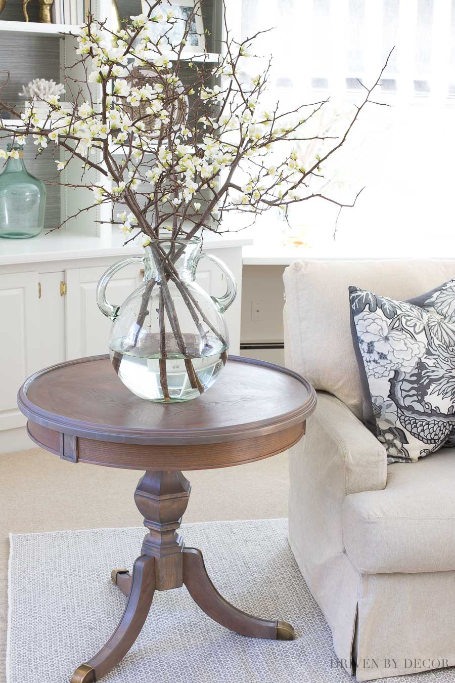 Love this side table and can't believe what it looked like before it was refinished! Definitely trying this!!