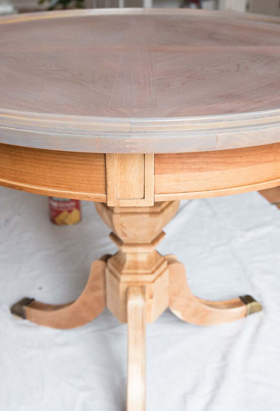 Refinishing A Table How I Brought My Beat Up End Table Back To Life Driven By Decor