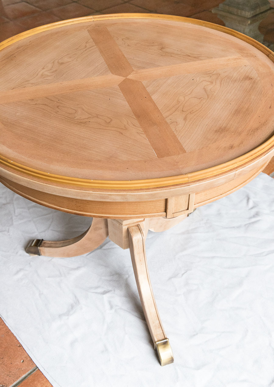 Love this article with full step by step tutorial for sanding and stripping furniture before refinishing!