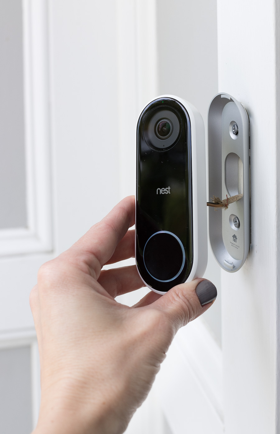 Installation of Nest Hello Video Doorbell is a snap!