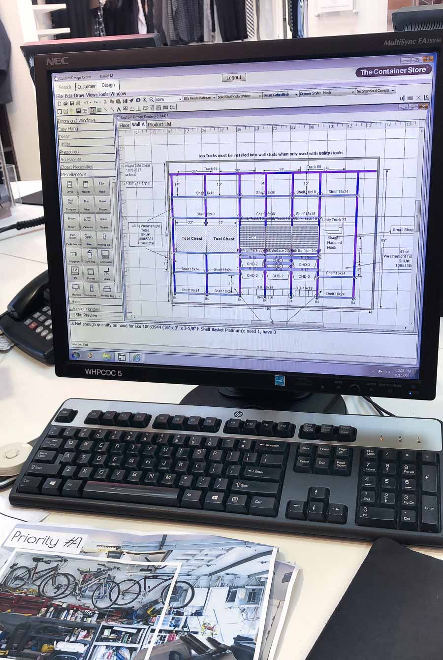 Sharing the start to finish design process of a new custom Elfa storage system for our garage!