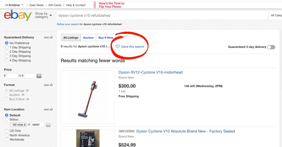 How to set up alerts on eBay and get notified of new listings!