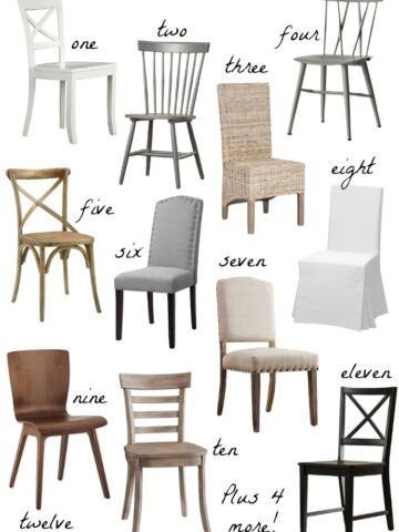 15 inexpensive dining chairs that don't look cheap!