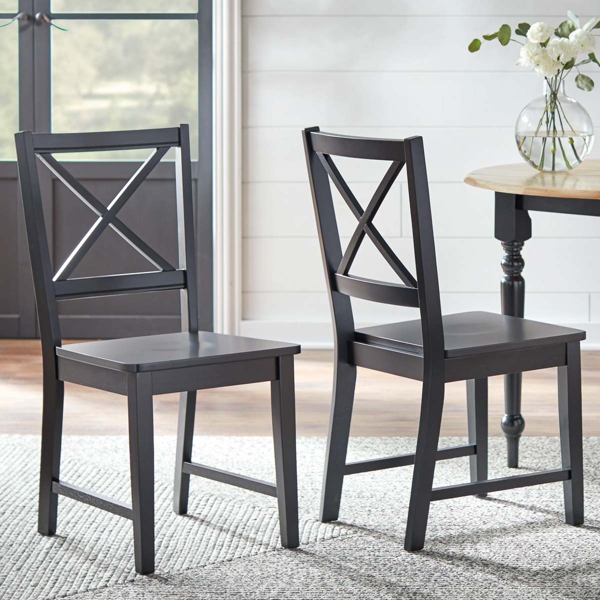Classic cross back dining chair