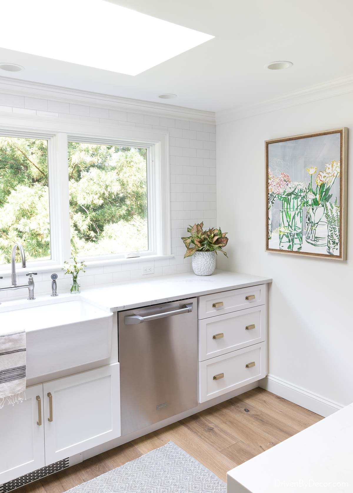 Pictures hung discount on wall