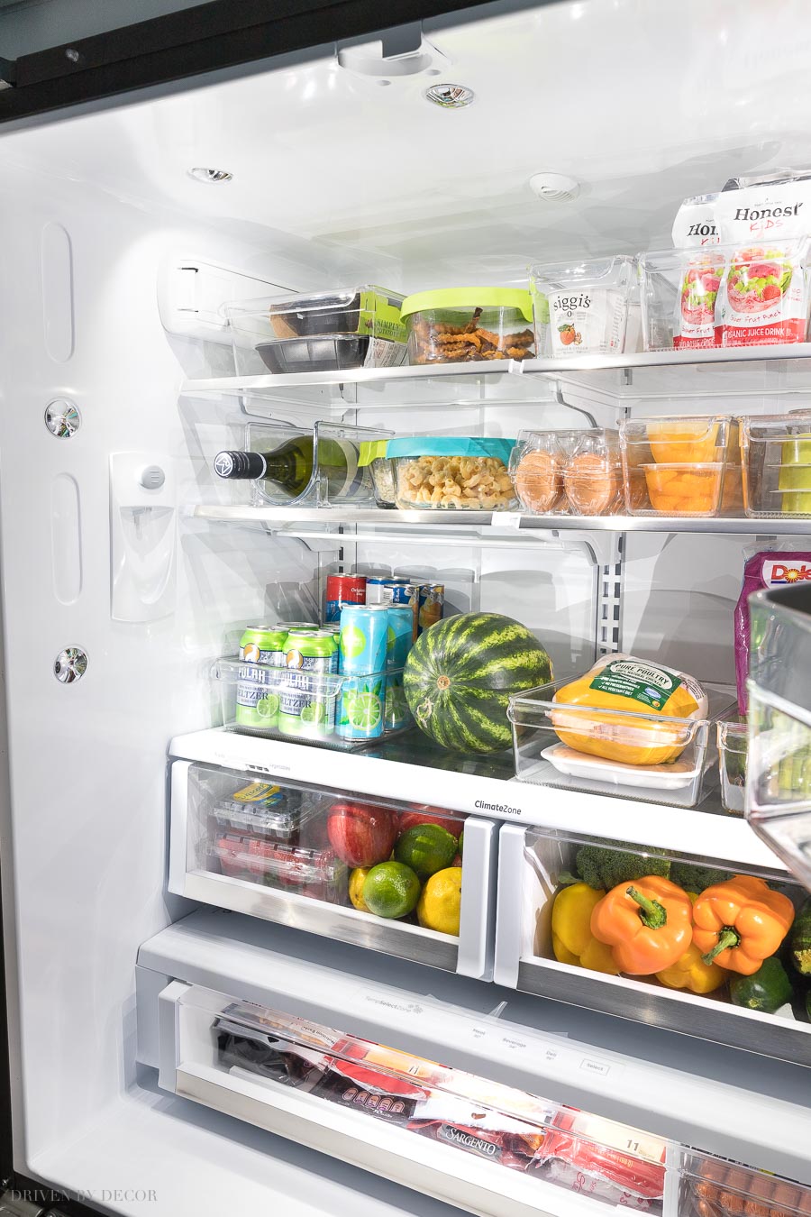 LED lights illuminate every shelf in my Monogram refrigerator!