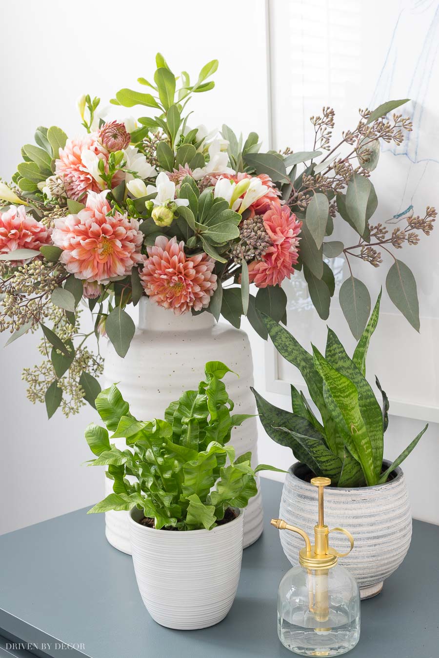 Gorgeous textured white planters and vases!