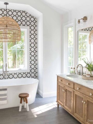 The lighting throughout our home