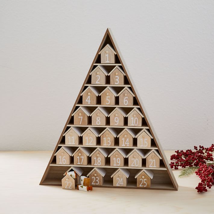 Darling wood house advent calendar - one of my favorites from 2019!