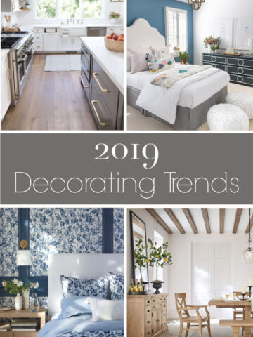 My favorite 2019 decorating trends!