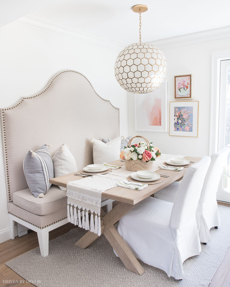 Protecting dining clearance table top