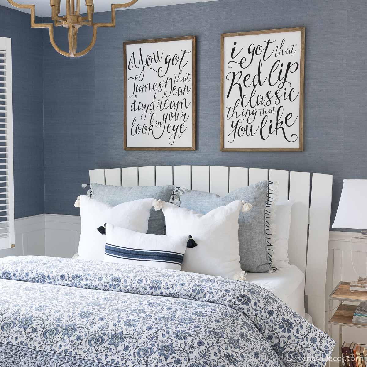 Above Bed Decor Eight Ideas For Decorating That Awkward Space Driven By Decor
