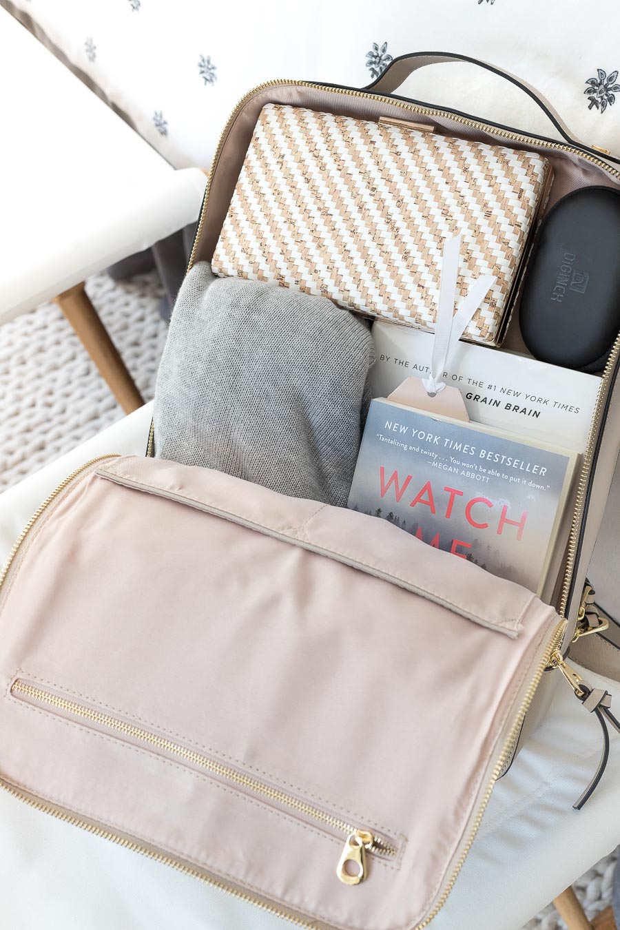 My favorite laptop backpack! Has a separate compartment that holds SO much!