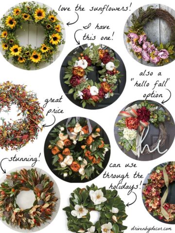 Love all of these gorgeous fall wreaths for your front door!