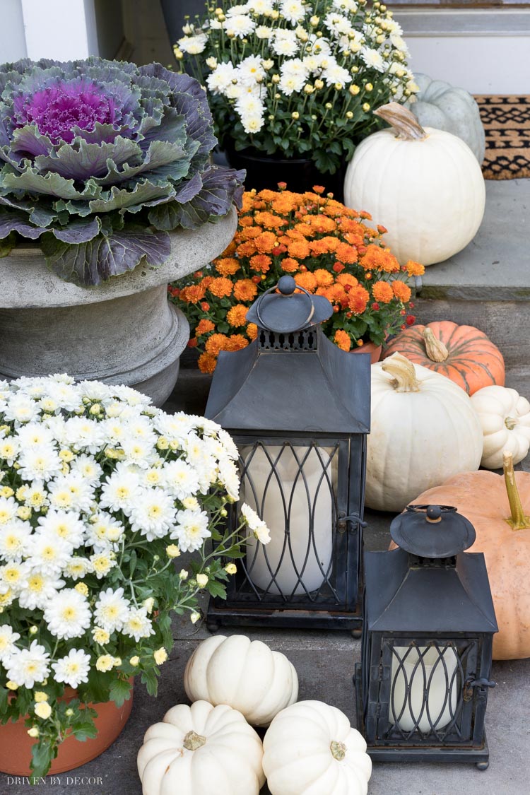 Loving all of the ideas for fall porch decor!