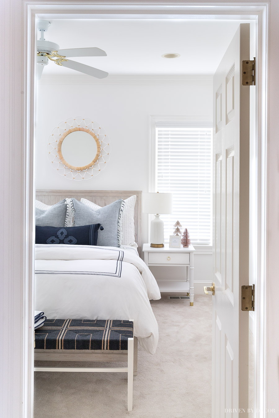 Come on in and let me show you around our newly made-over guest room!