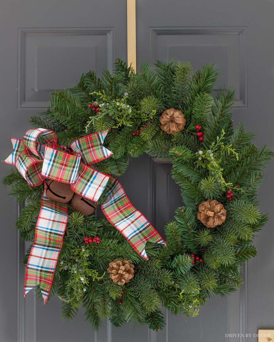 The most gorgeous Christmas wreath!