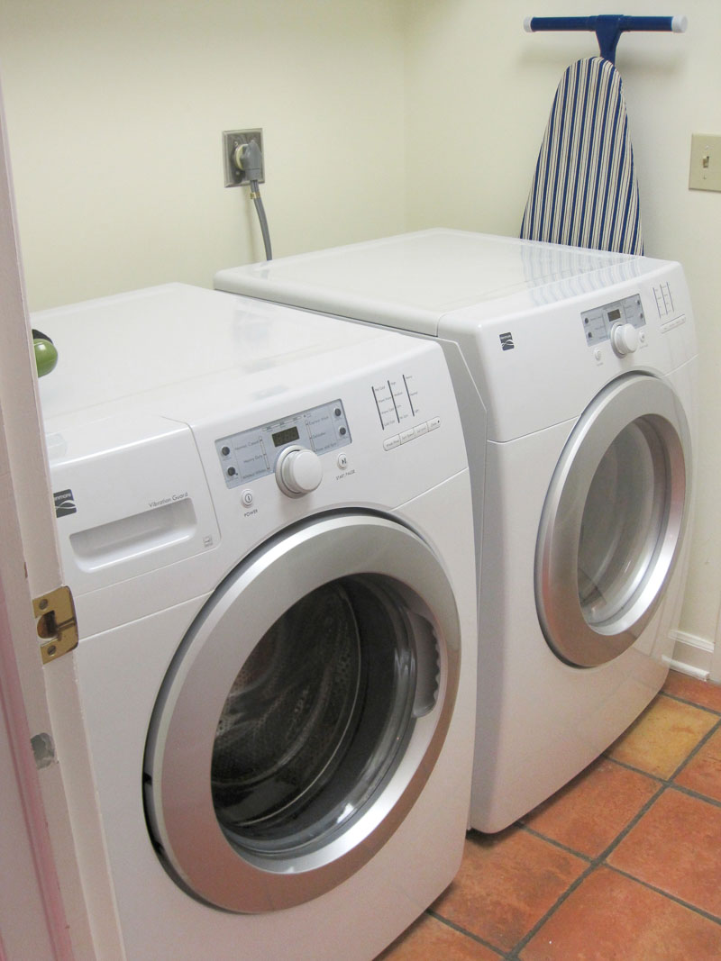 Our laundry room before its makeover!