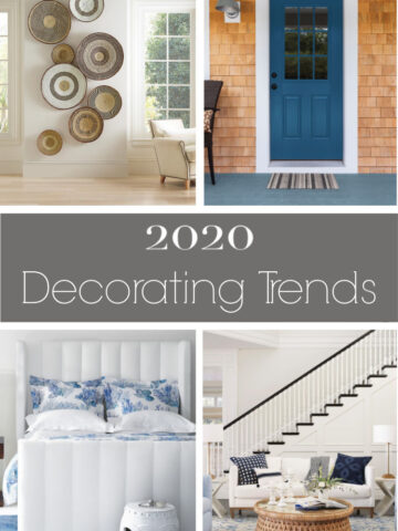 Sharing six home decorating trends to watch for in 2020!