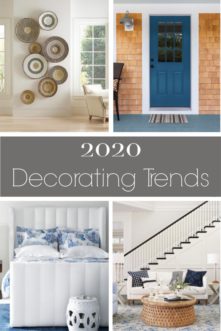 Sharing six home decorating trends to watch for in 2020!