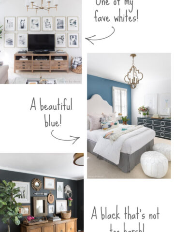 Sharing ALL of my home's paint colors!
