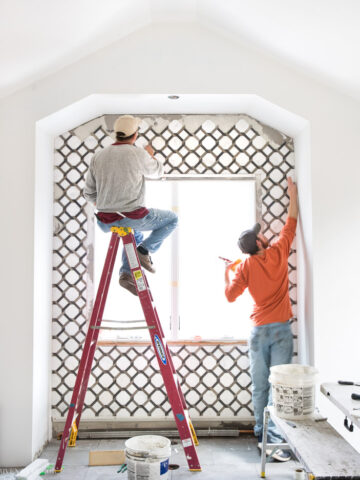 Sharing all of the design progress on our master bathroom remodel!!