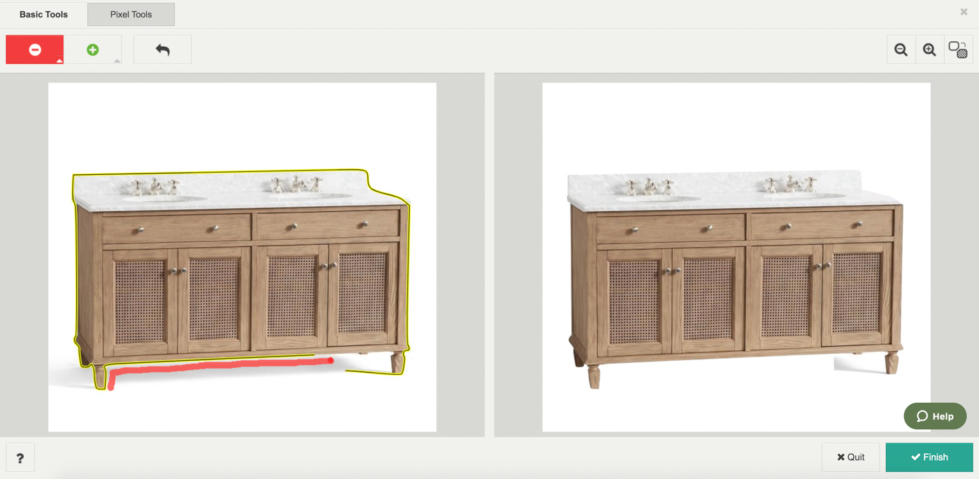 How to remove the background from images!