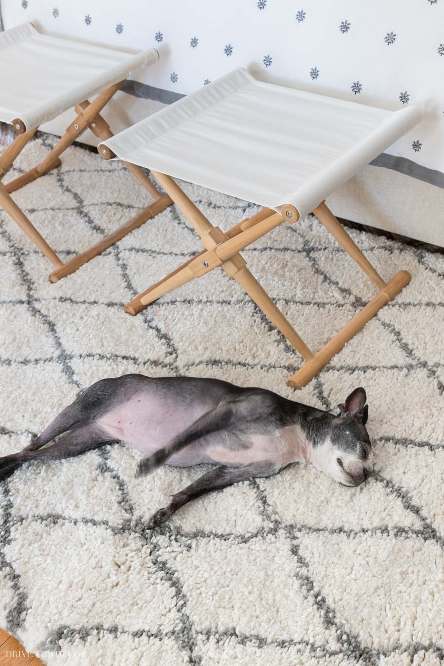 A super cozy, plush Moroccan shag rug!