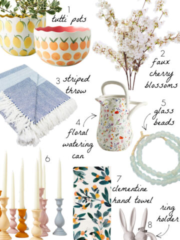 All of my spring decor favorites are in this post!