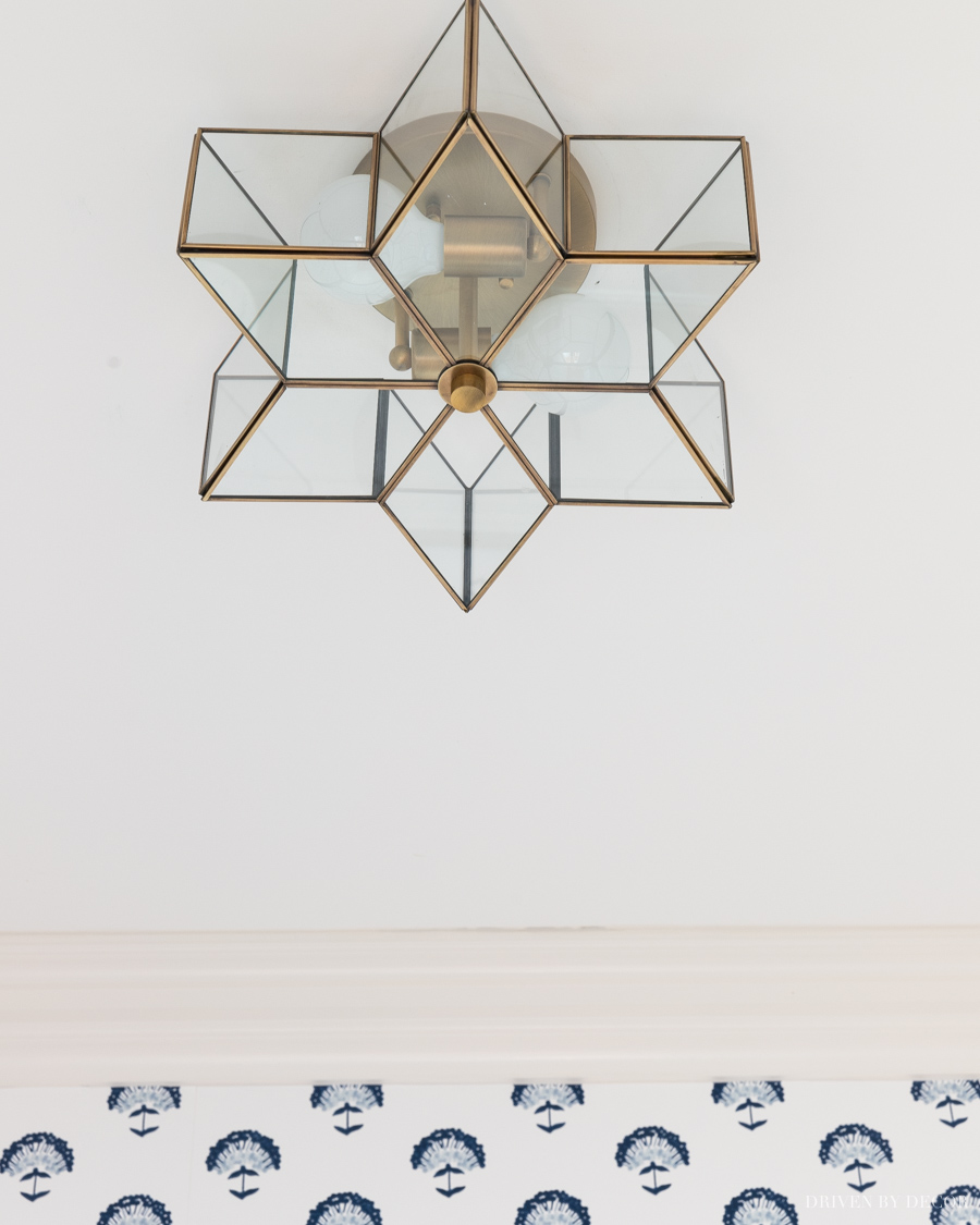 Gorgeous star flush mount light fixture!