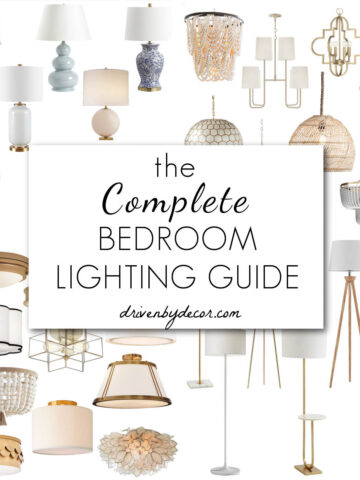 Bedroom light fixtures complete guide