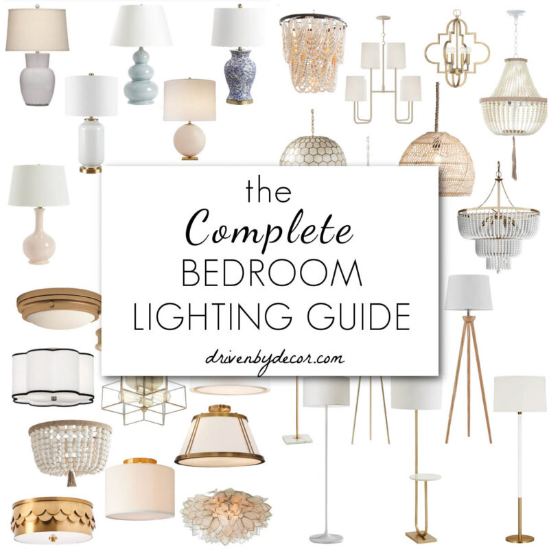 Bedroom Light Fixtures: My Complete Guide! - Driven by Decor