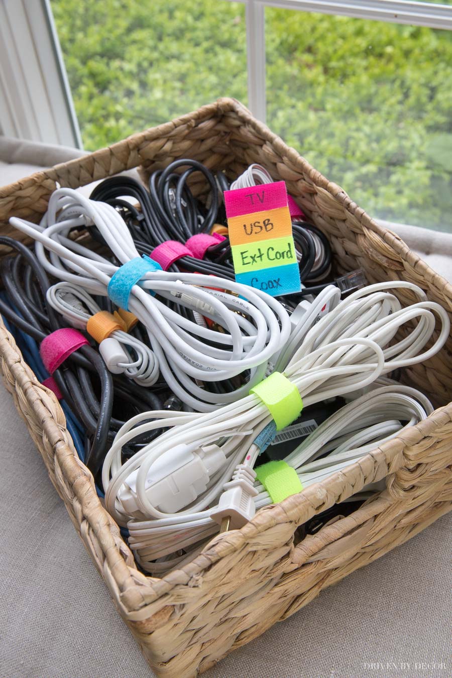 Stylish End of Bed Benches, Tips for Taming Extra Cords & Cables