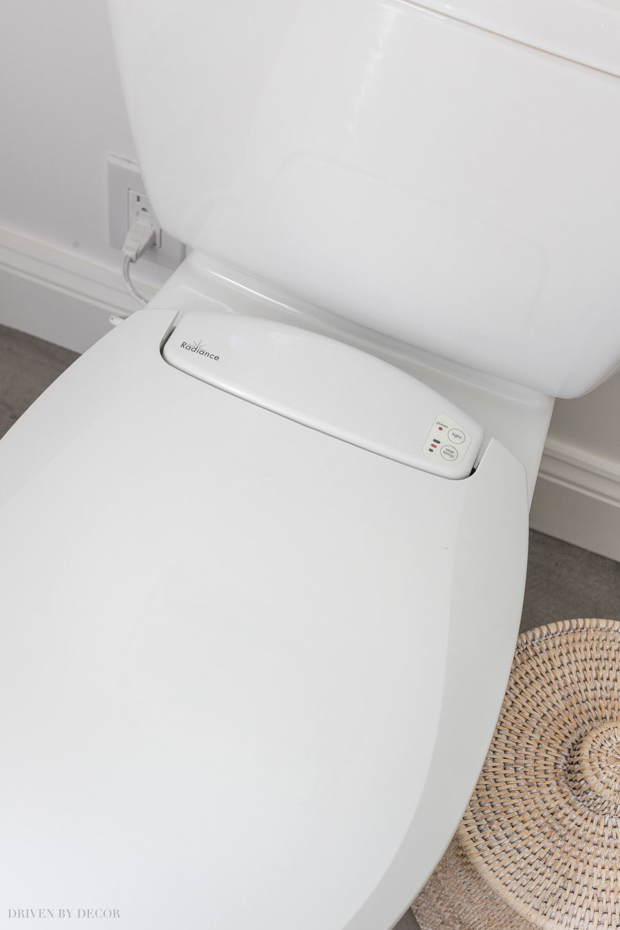 A heated toilet seat - love this idea!