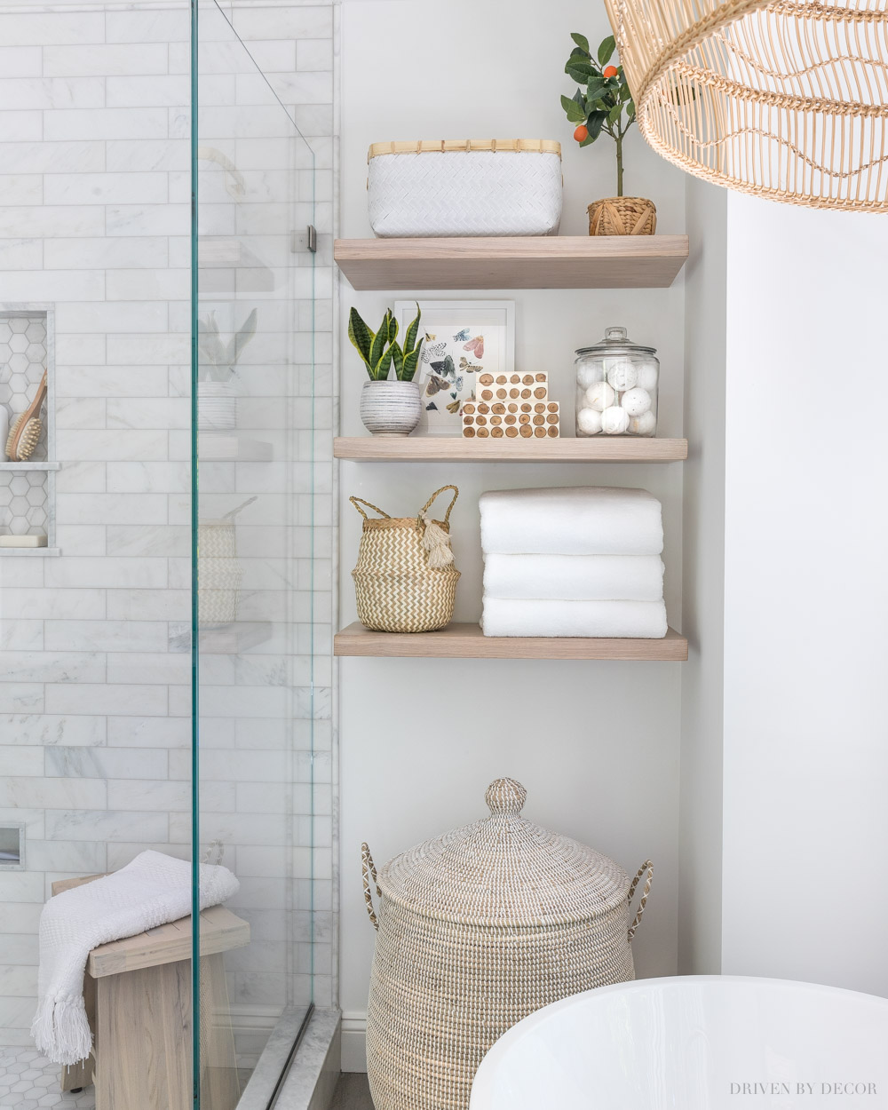 Floating Shower Shelf Design Ideas