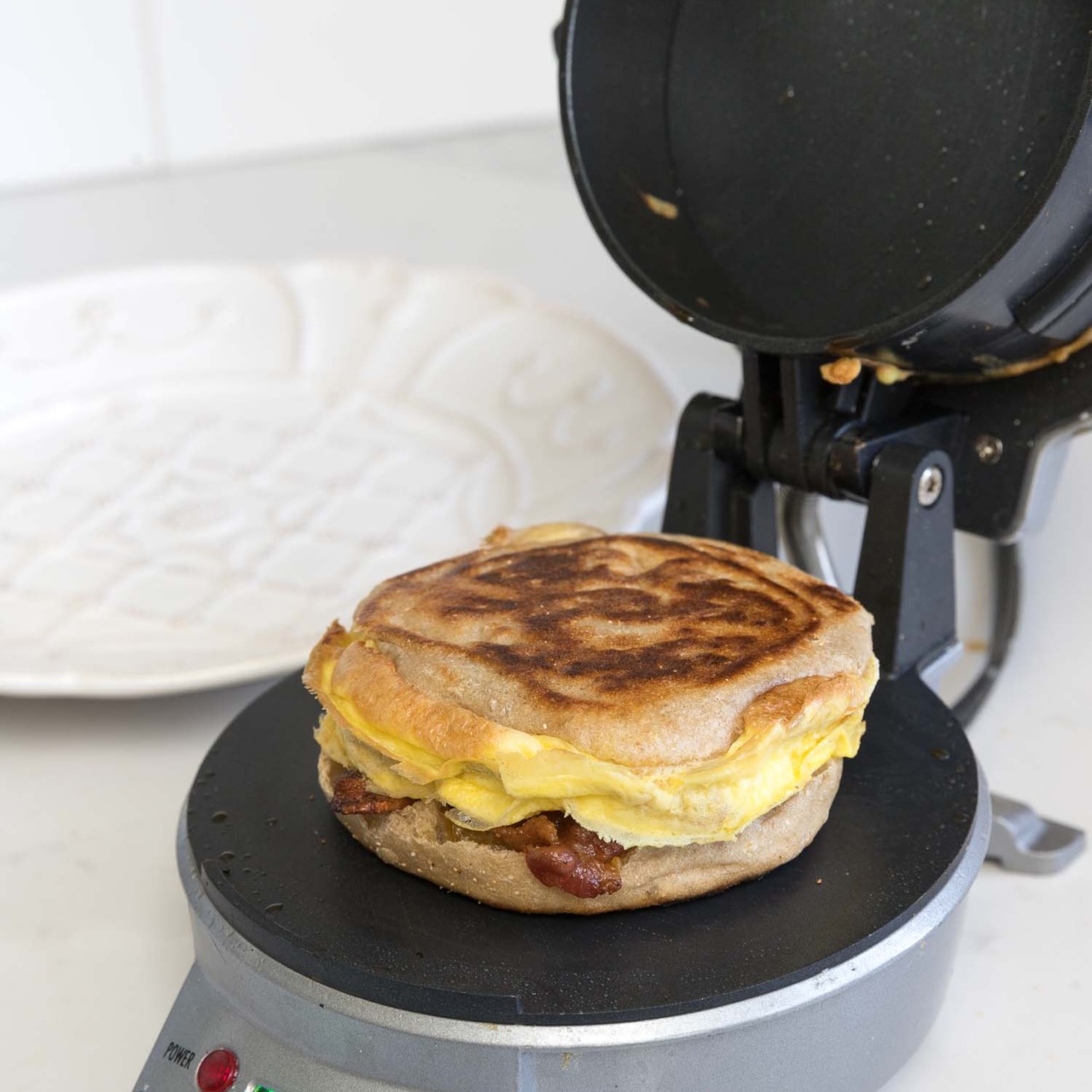 We LOVE this breakfast sandwich maker! So easy and thousands of five star reviews!