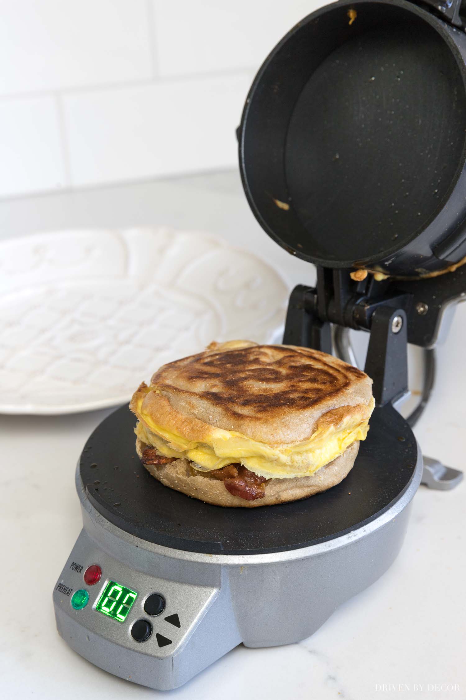 We LOVE this breakfast sandwich maker! So easy and thousands of five star reviews!