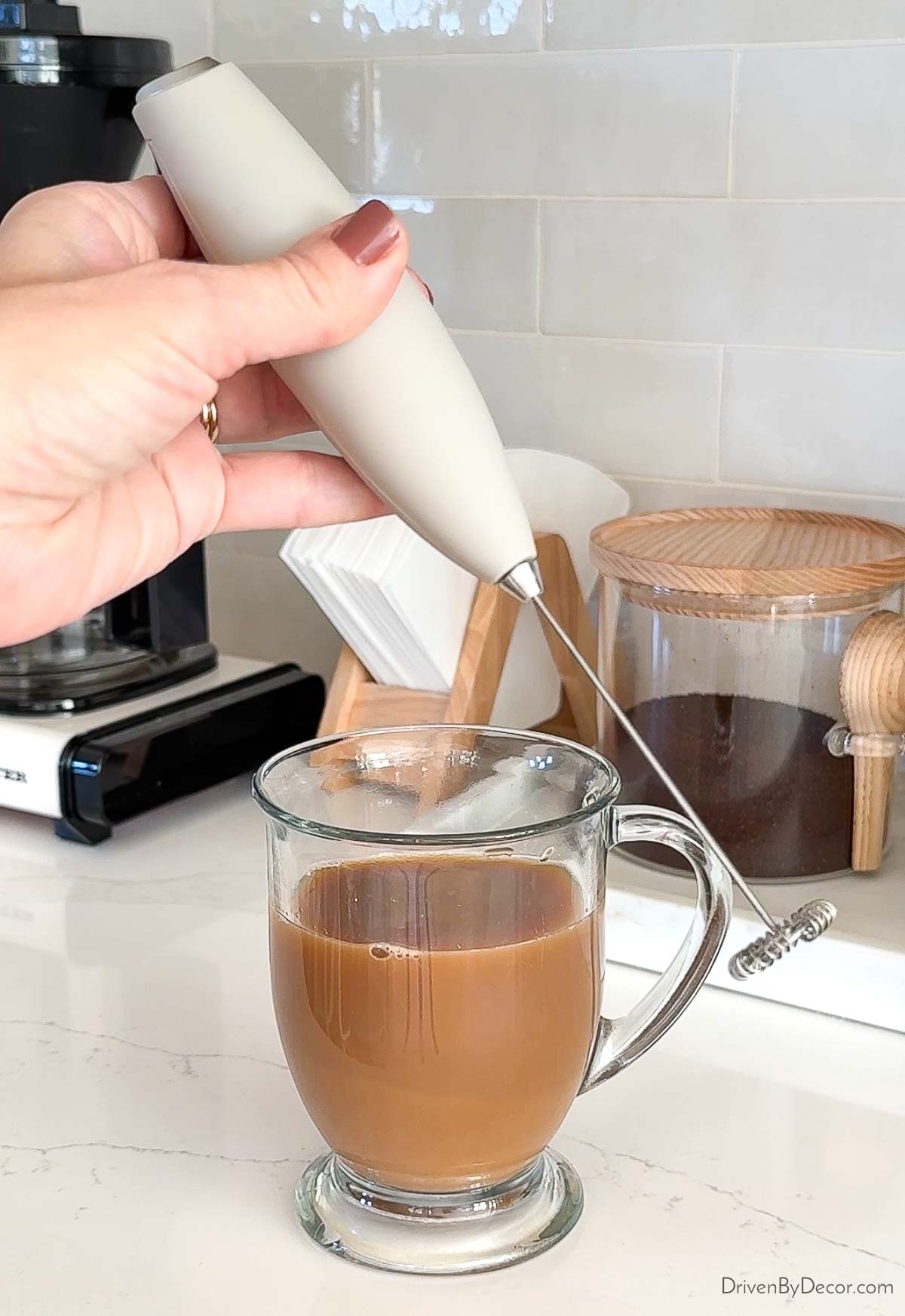 Milk frother for coffee