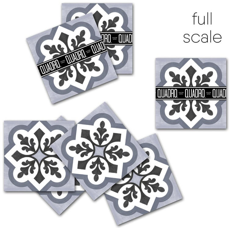 Love these tile stickers that mimic Moroccan tile!