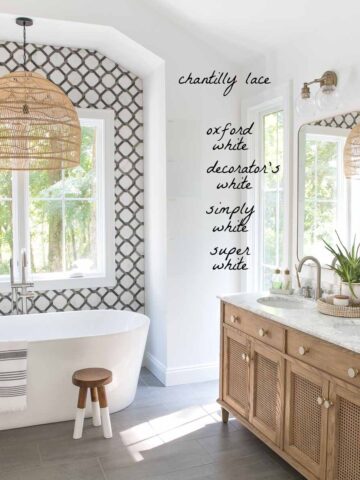 Chantilly Lace paint color