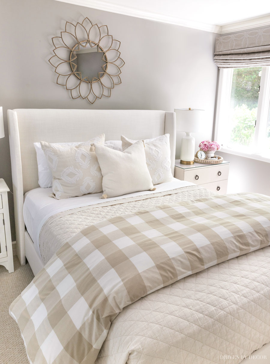 Love this upholstered bed and it's a great price too!
