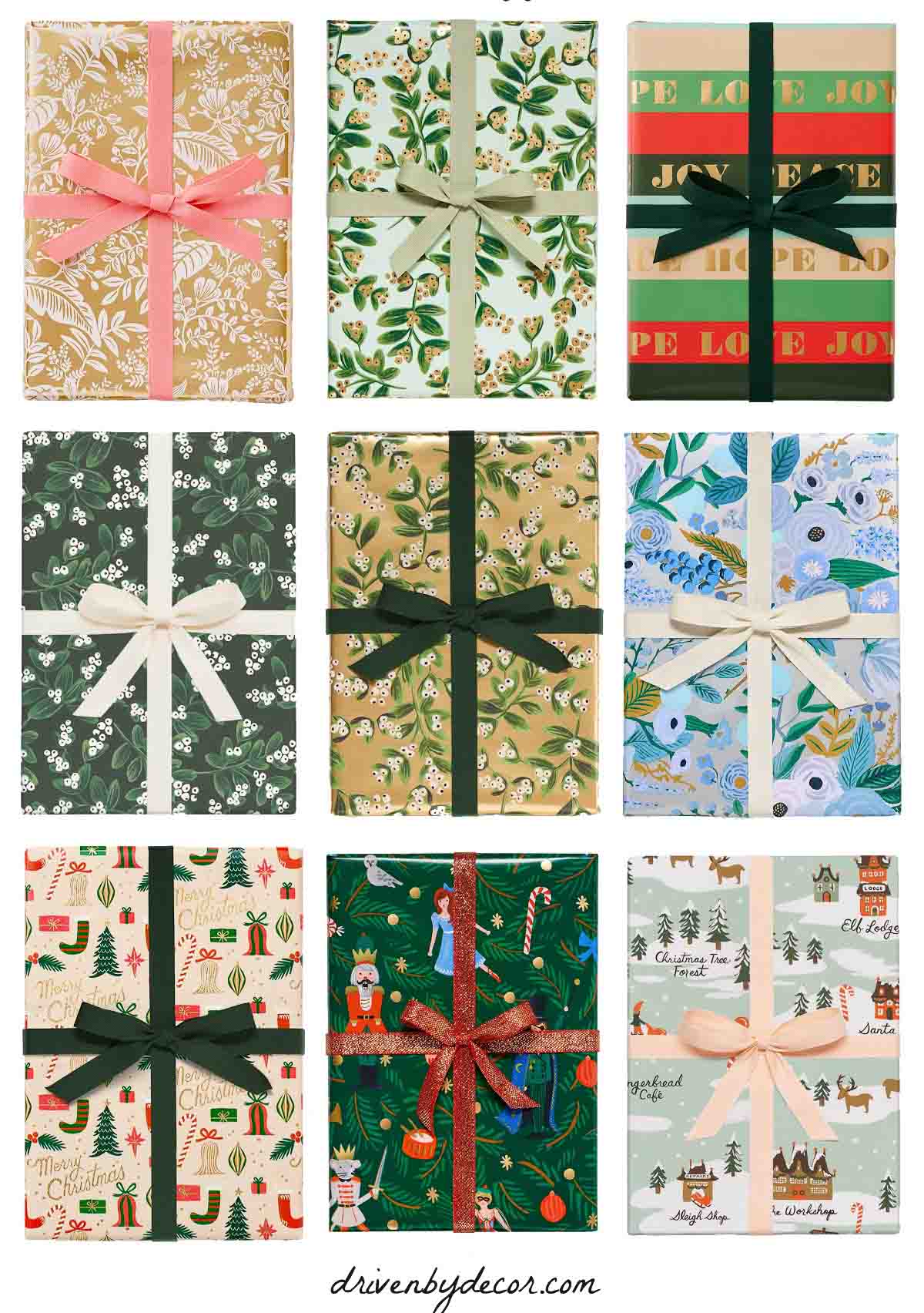 Rifle paper company wrapping paper