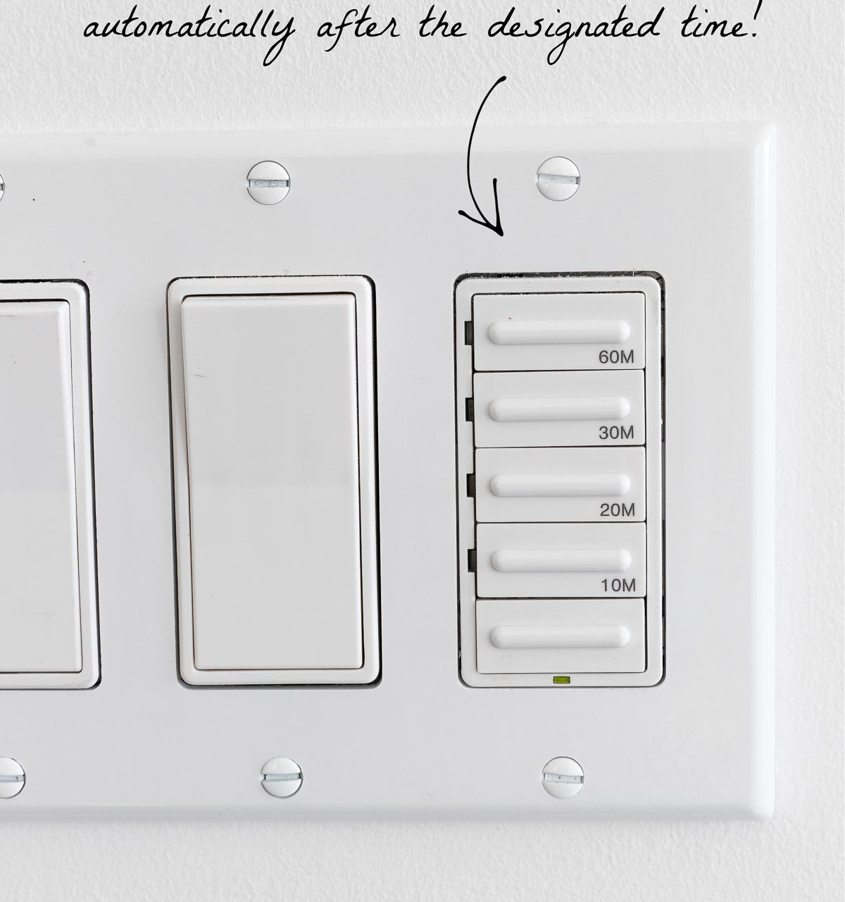 Brilliant! Love this fan timer switch - a great master bathroom remodel idea I'm going to steal!